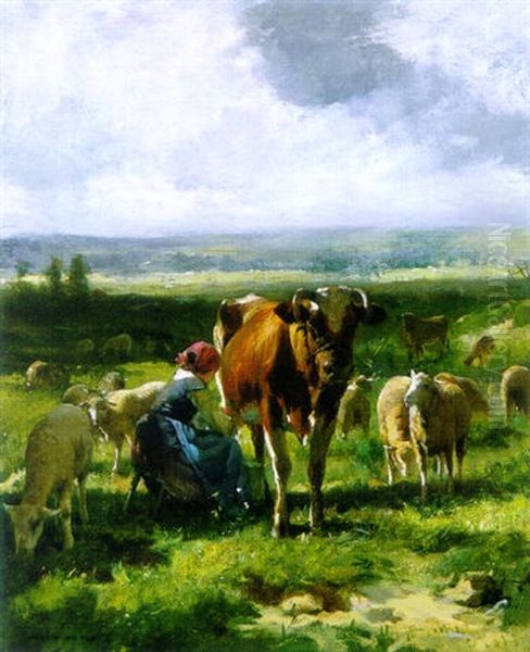 The Milking Hour by Julien Dupre