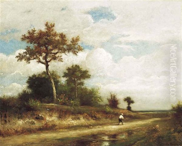 Le Chemin De La Mer Oil Painting by Jules Dupre