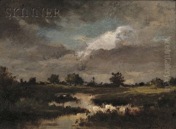 Clearing Storm Oil Painting by Jules Dupre