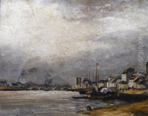 Le Havre Oil Painting by Louis Dupuis