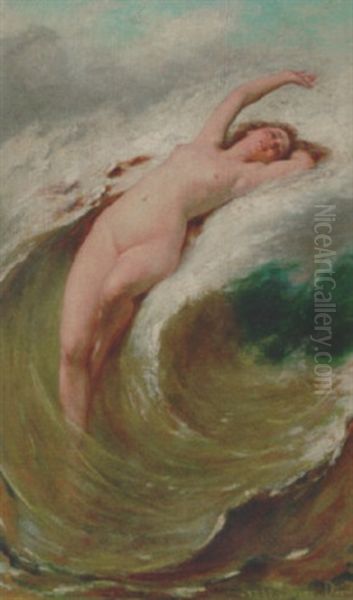 The Water Nymph Oil Painting by Pierre Dupuis