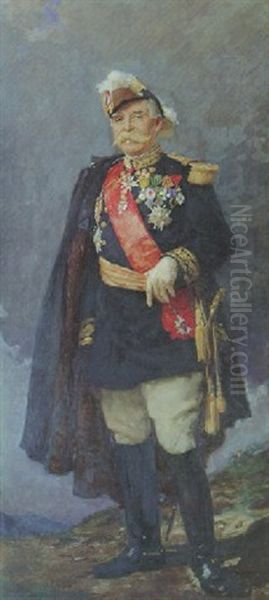 Le General Pau Oil Painting by Paul Michel Dupuy