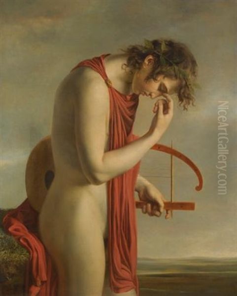 Orpheus Oil Painting by Hugues Jean Francois Paul Duqueylard