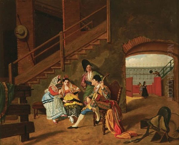 The Singing Matador Oil Painting by  Durand