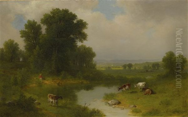 New Jersey Landscape Oil Painting by Asher Brown Durand