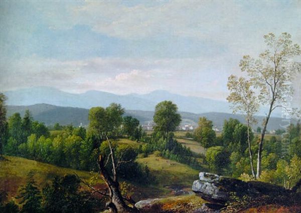 A View Of The Valley Oil Painting by Asher Brown Durand