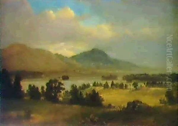 Summer On The Lake Oil Painting by Asher Brown Durand