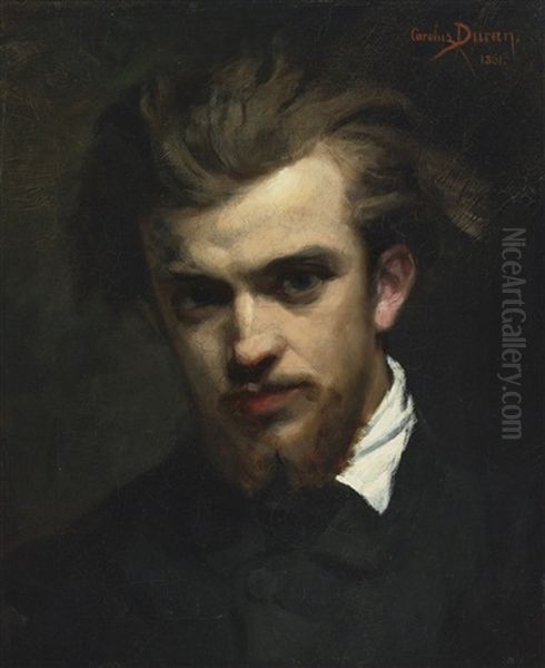 Portrait Of Henri Fantin-latour Oil Painting by Charles Auguste Durand