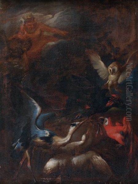 Jupiter Parlant Aux Oiseaux Oil Painting by Giorgio Duranti