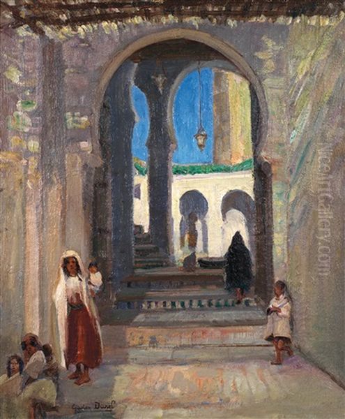 Mosquee Des Andalous Oil Painting by Gaston Jules Louis Durel