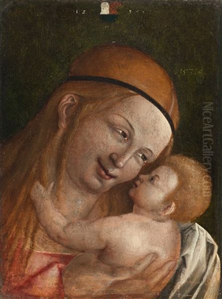 The Virgin And Child Oil Painting by Albrecht Duerer