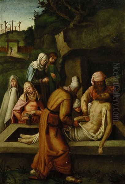 Die Grablegung Christi Oil Painting by Albrecht Duerer