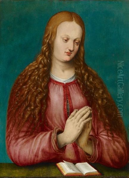 Young Woman Praying Oil Painting by Albrecht Duerer