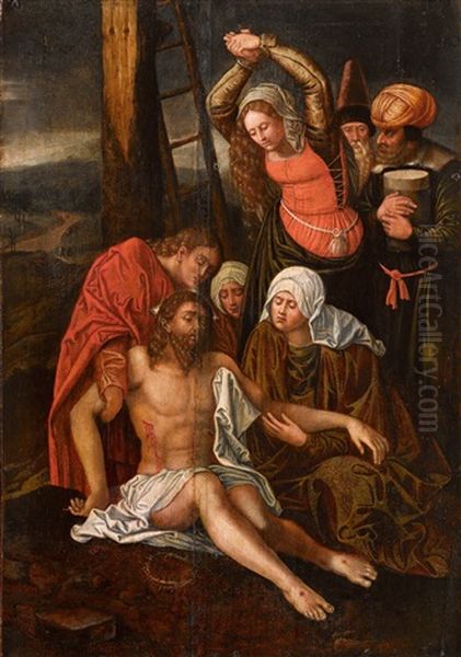 Die Grablegung Christi Oil Painting by Albrecht Duerer