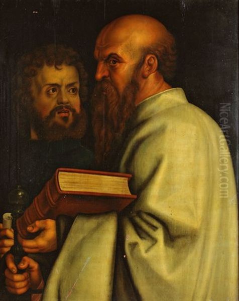 Les Apotres Marc Et Paul Oil Painting by Albrecht Duerer