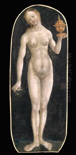 Stehende Nackte Frau by Albrecht Duerer