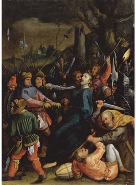 The Taking Of Christ Oil Painting by Albrecht Duerer