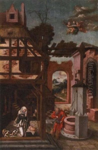 The Nativity Oil Painting by Albrecht Duerer