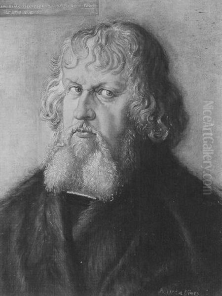 Portrait Of Hieronimus Holtzschuer Oil Painting by Albrecht Duerer