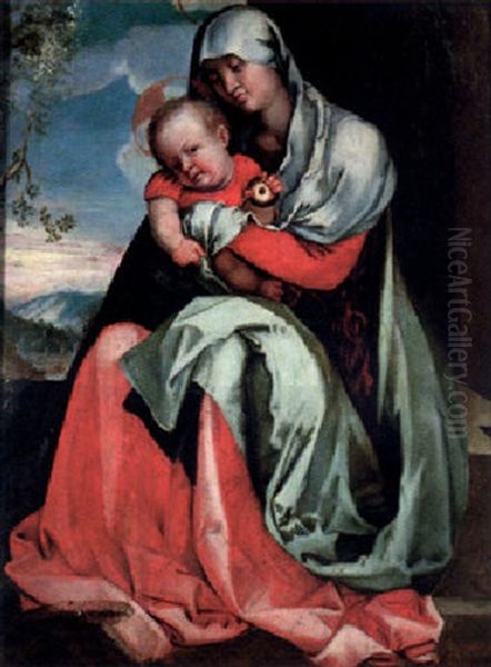 The Madonna And Child Oil Painting by Albrecht Duerer