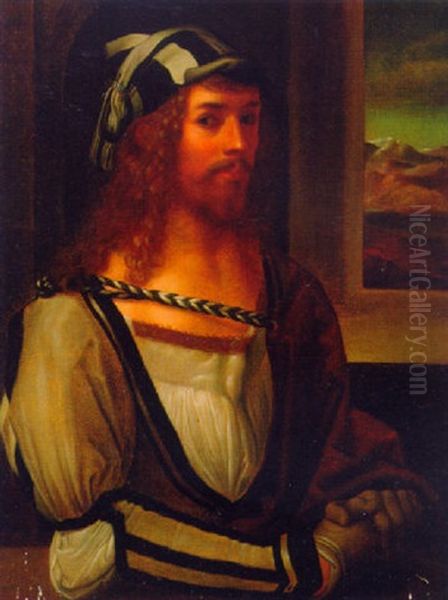 Self Portrait Oil Painting by Albrecht Duerer