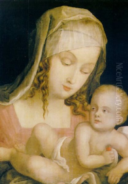 Madonna Della Pera Oil Painting by Albrecht Duerer