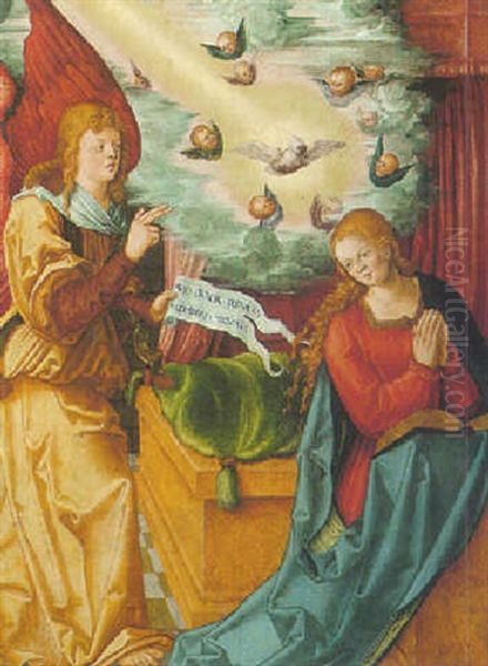 The Annunciation Oil Painting by Albrecht Duerer