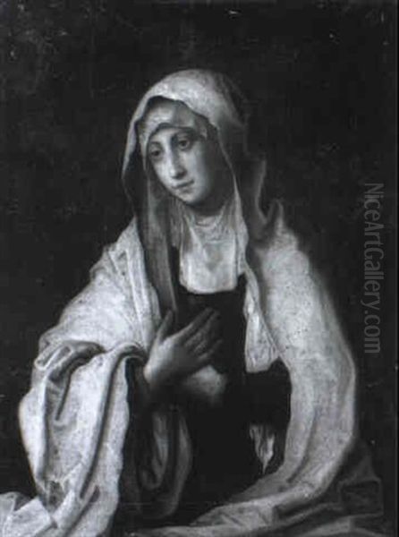 Maria Oil Painting by Albrecht Duerer