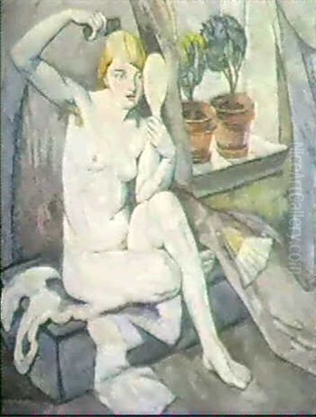 Bei Der Toilette Oil Painting by Leopold Durm