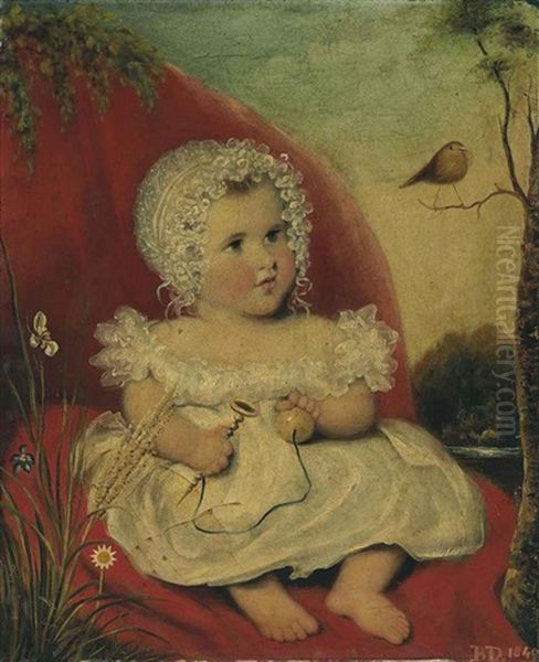 An Infant Of Van Diemen's Land Oil Painting by Benjamin Duterrau