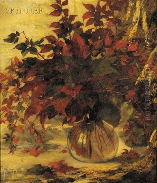 ... Leaves Oil Painting by Elizabeth Boott Duveneck