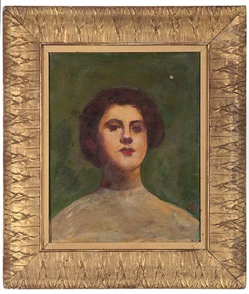 Portrait Oil Painting by Frank Duveneck