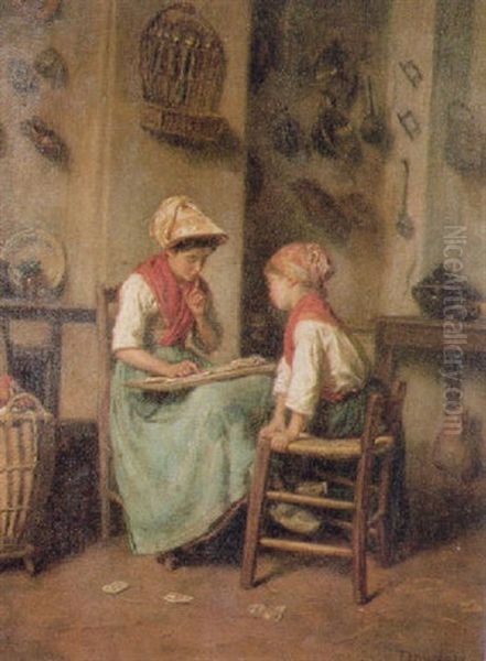 The Young Fortune Teller by Theophile Emmanuel Duverger