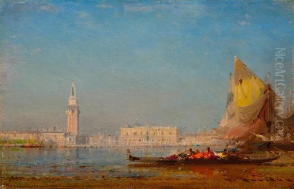 Venedig Oil Painting by Henri Duvieux