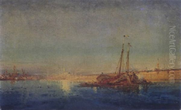 Le Bosphore Oil Painting by Henri Duvieux