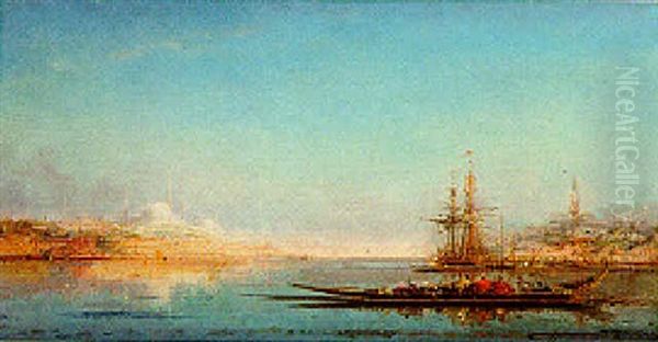 The Golden Horn Oil Painting by Henri Duvieux