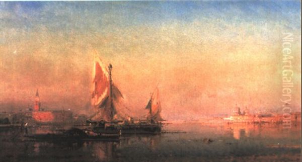 Il Bacino, Venice Oil Painting by Henri Duvieux