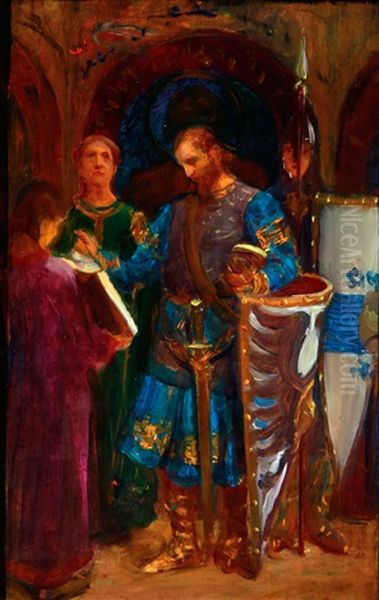 Prayer Before The Crusade by Frantisek Dvorak