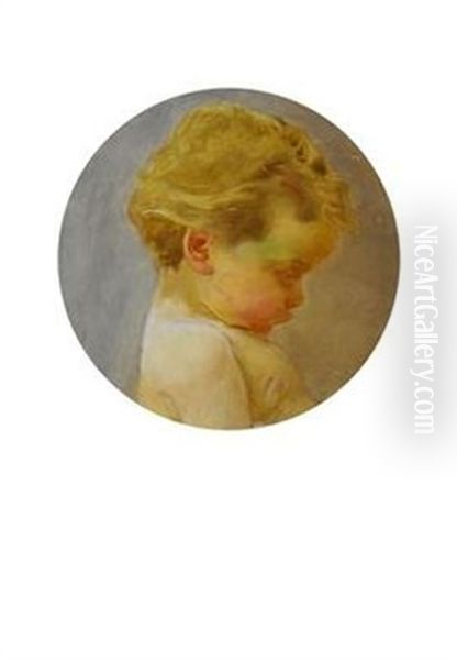 Ein Kinderkopf (study) by Frantisek Dvorak