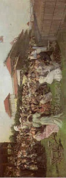 Washington Park Club, Chicago Oil Painting by Frantisek Dvorak