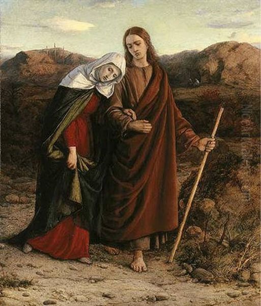 St. John Leading Home His Adopted Mother Oil Painting by William Dyce