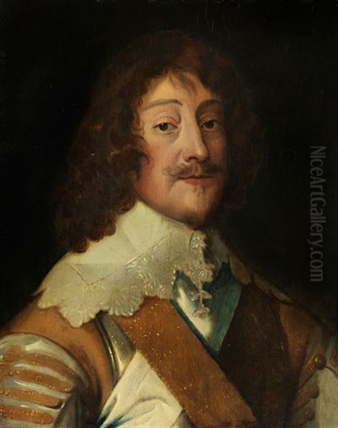 Bildnis Des Gaston De Bourbon, Herzog Von Orleans (1608-1660) Oil Painting by Anthony Van Dyck