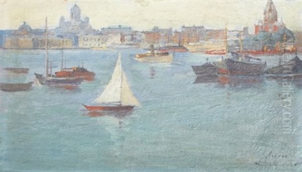 View Of Helsinki From The South by Konstantin Vikent'evich Dydyshko