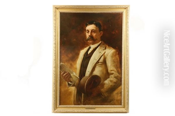 Portrait Of A Successful Gentleman Oil Painting by Thomas Eakins