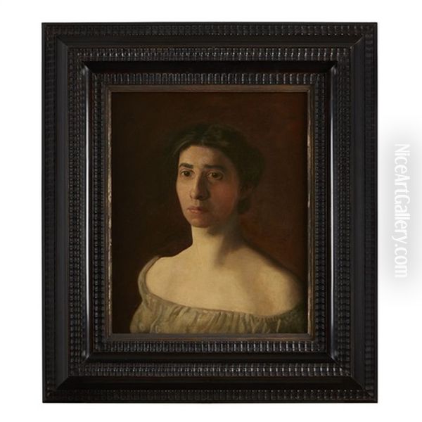 Miss Eleanor S.f. Pue Oil Painting by Thomas Eakins