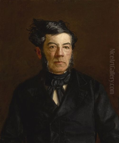 Portrait Of General George Cadwalader Oil Painting by Thomas Eakins