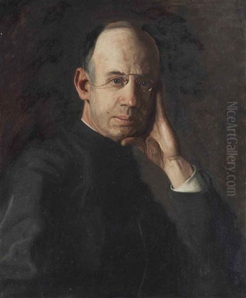 Reverend James P. Turner Oil Painting by Thomas Eakins