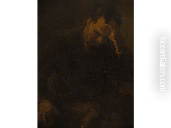 The Thinker Oil Painting by Thomas Eakins