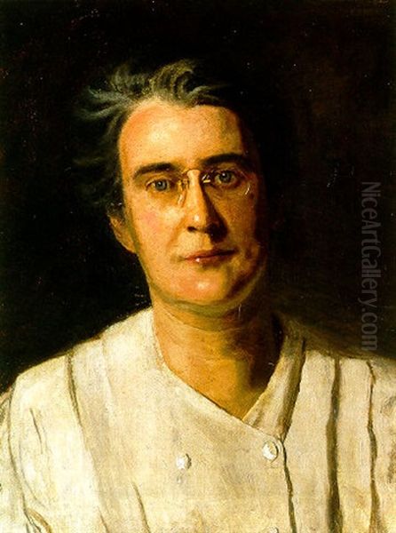 Portrait Of Lucy Langdon Williams Wilson Oil Painting by Thomas Eakins