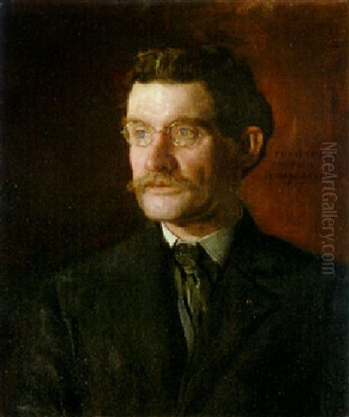 Portrait Of Thomas J. Eagan Oil Painting by Thomas Eakins